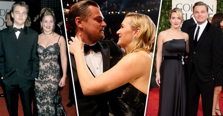 15 Fotos de Leo DiCaprio y Kate Winslet en alfombra roja; son el uno para el otro