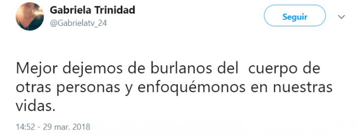 Comentarios en Twitter sobre las criticas que Eiza recibió 