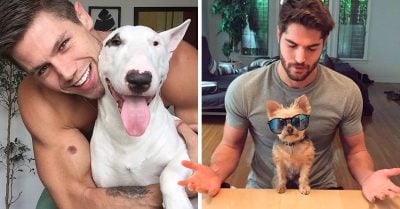 20 Hombres con cachorros que son el mejor remedio para la depresión post-fin de semana