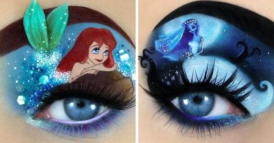 Artista del maquillaje recrea escenas de tus películas favoritas ¡del tamaño de un párpado!