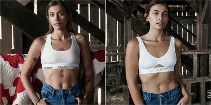 my calvins paris jackson, le borran los tatuajes en calvin klein