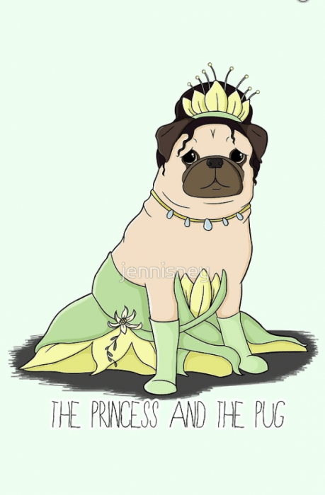 caricaturas de pugs