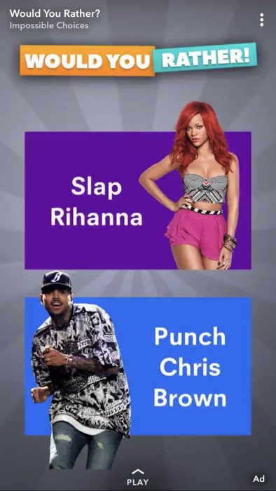 rihanna victima de snapchat