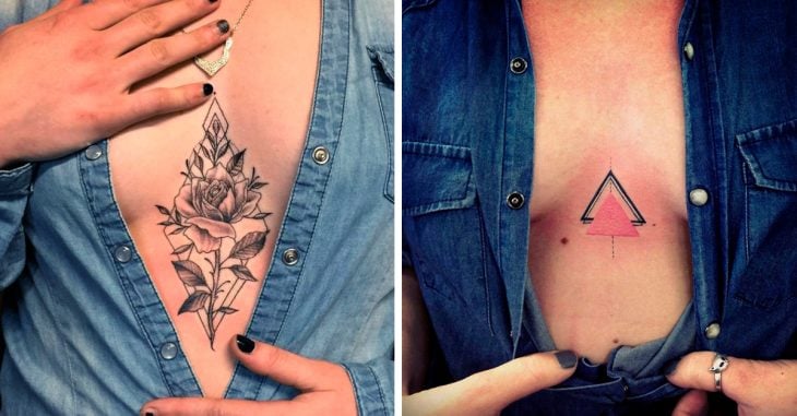 15 hermosas ideas para hacerte un tatuaje en el escote