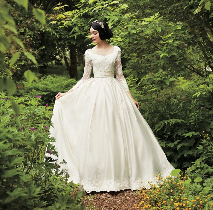 vestido de novia blanca nieves