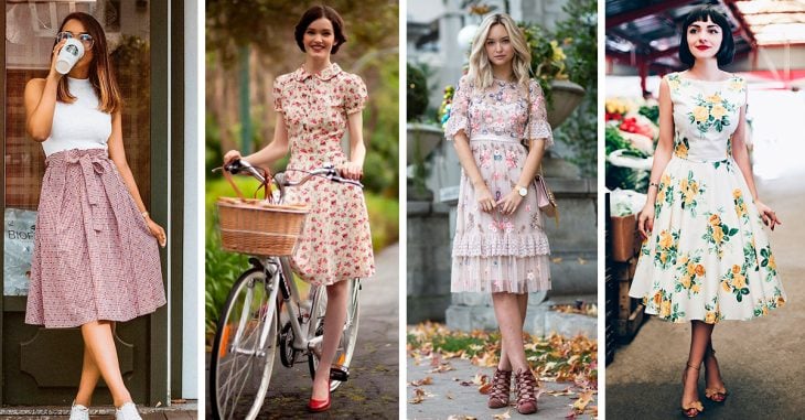 Look vintage sales chic femme