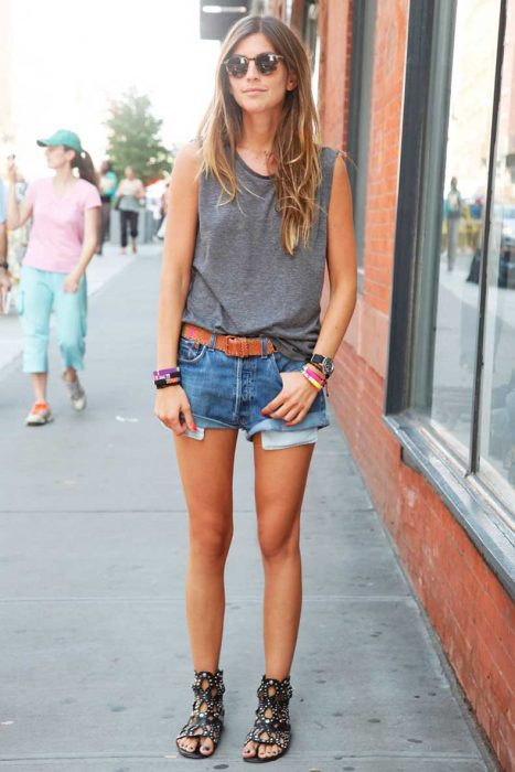 vintage-denim-shorts-street-style