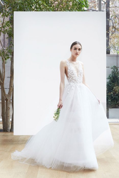 vestido de novia 2018 oscar de la renta