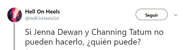 Comentarios en twitter de la separación de Jenna Dewan y Channing Tatum 