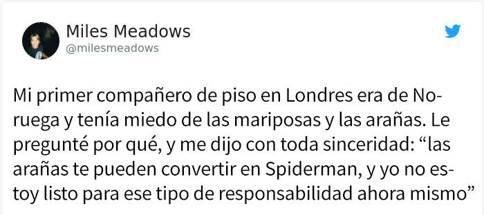 Comentarios en Twitter sobre los molestos compañeros de cuarto