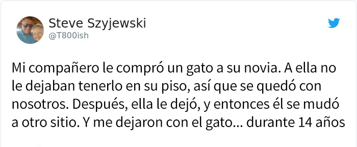 Comentarios en Twitter sobre los molestos compañeros de cuarto