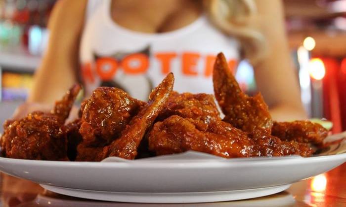 Alitas de pollo del restaurante Hooters 