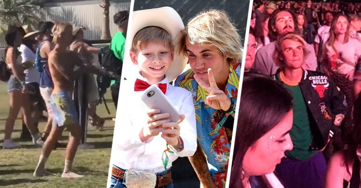 Algunas de las aventuras de Justin Bieber durante el festival Coachella 201