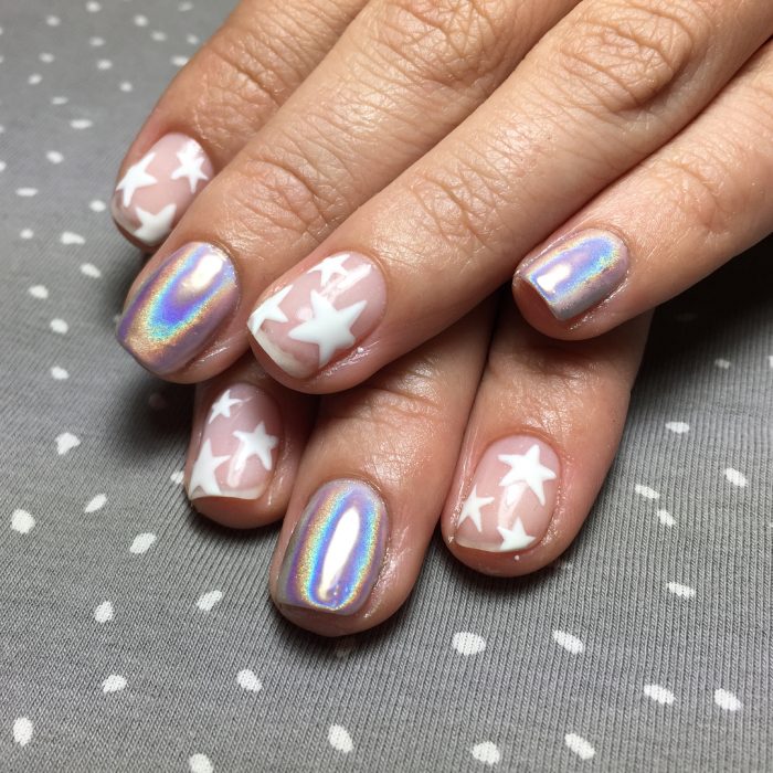 Manicura de estrellas