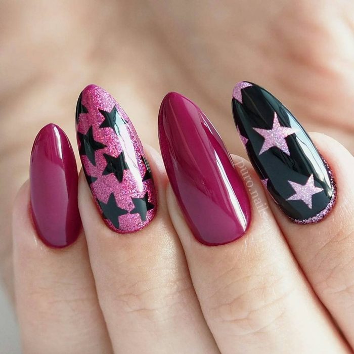 Manicura de estrellas