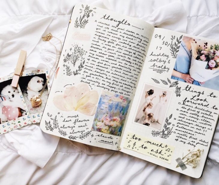 Notas inspiradoras bullet journal