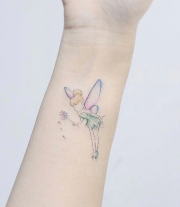 Tatuaje de Disney inspirado en Peter Pan