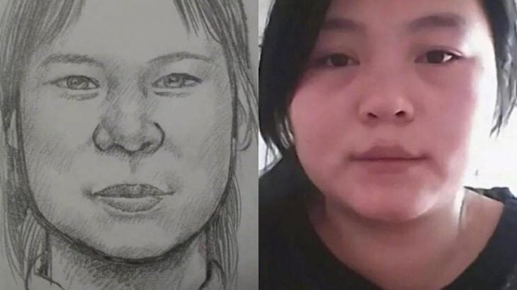 Imagen de una niña desaparecida en china 