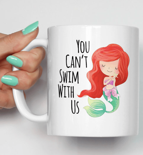 Tazas con frases e imágenes de las princesas de 