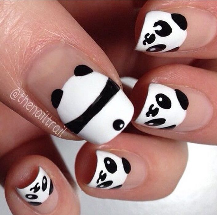 Uñas con diseños de animales 