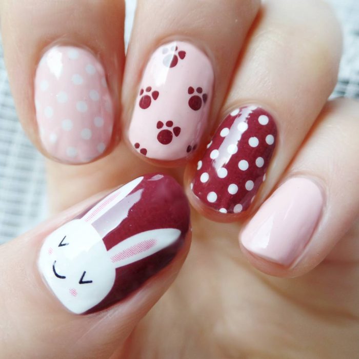 Uñas con diseños de animales 