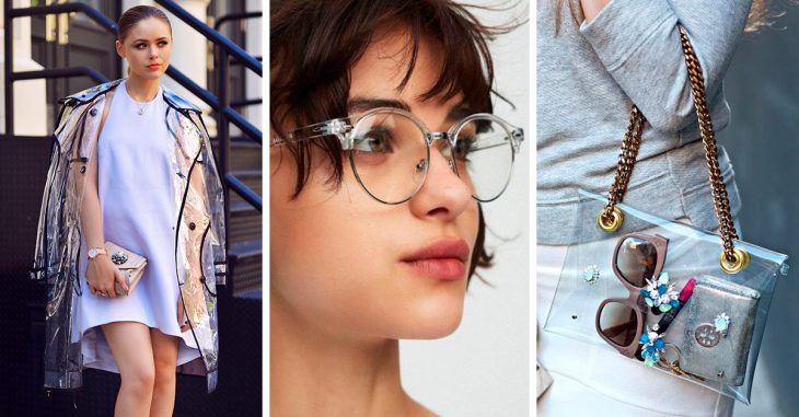 Accesorios transparentes que vas a necesitar esta temporada