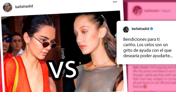 Bella Hadid enfrenta a un hater y defiende a Kendall Jenner