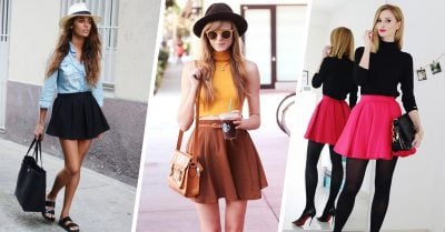 15 Ideas para lucir una falda skater y crear una cinturita… aunque casi no tengas