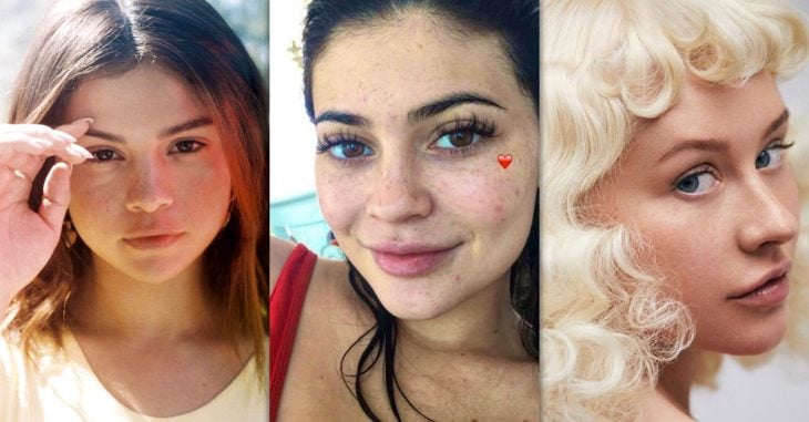 15 Celebridades que te sorprenderán al verlas sin maquillaje