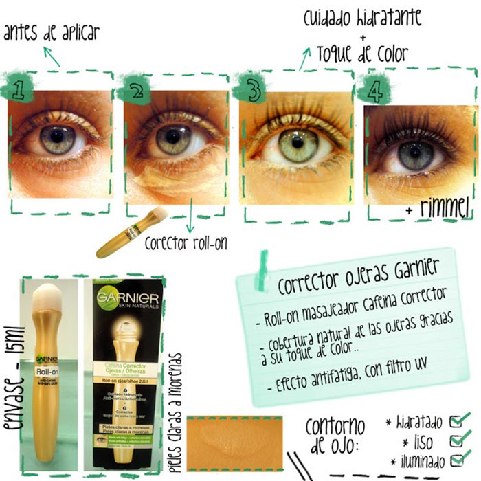 crema en tubo para ojos garnier 