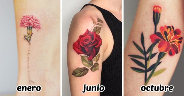 Flores de nacimiento, la última moda en tatuajes