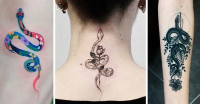 20 Tatuajes inspirados en serpientes; el símbolo de la renovación en tu vida