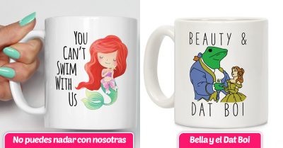 13 Divertidas tazas de  princesas de Disney que te harán iniciar el día con una carcajada