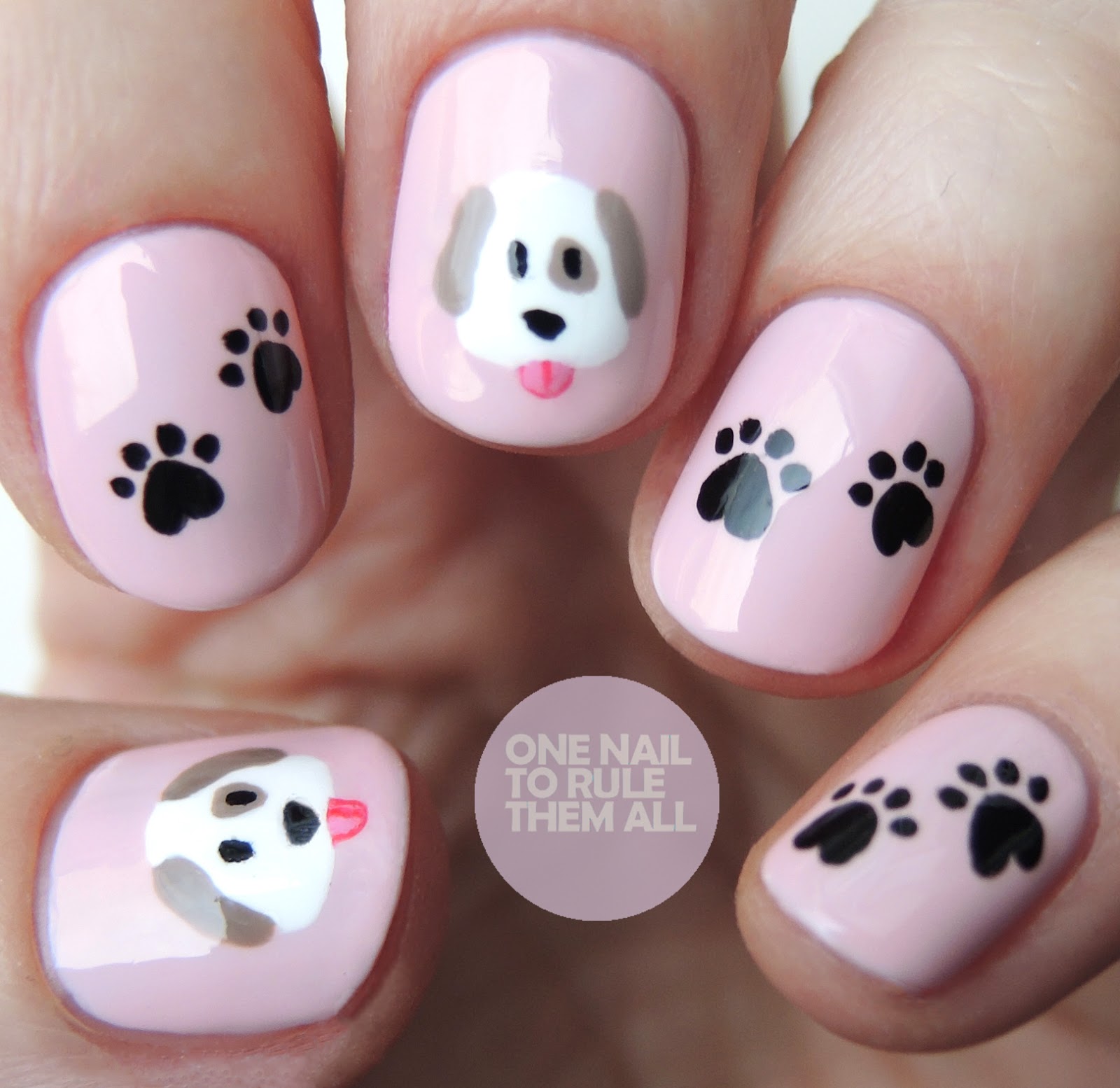 15 Hermosos diseños de uñas inspirados en tu perrito