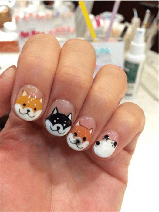 uñas de perritos