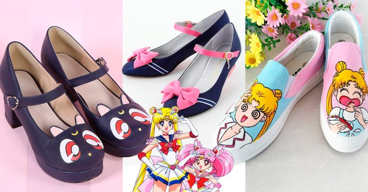 zapatos de sailor moon