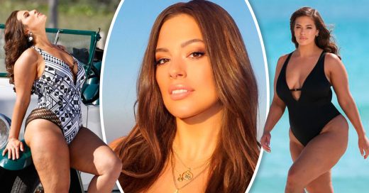 Ashley Graham le dijo "NO" a Photoshop durante su nueva campaña en bikini