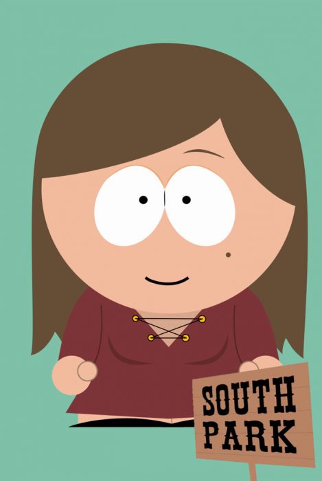 Dibujo inspirado en South Park