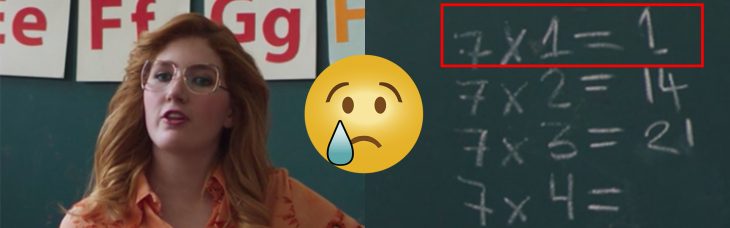 Error en la serie de Lusi Miguel. Maestra no sabe las tablas de multiplicar 