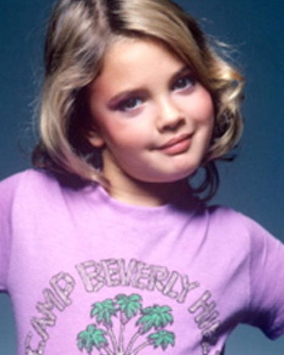 Drew Barrymore cuando era pequeña 