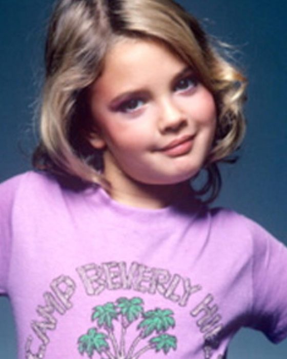 Drew Barrymore cuando era pequeña 