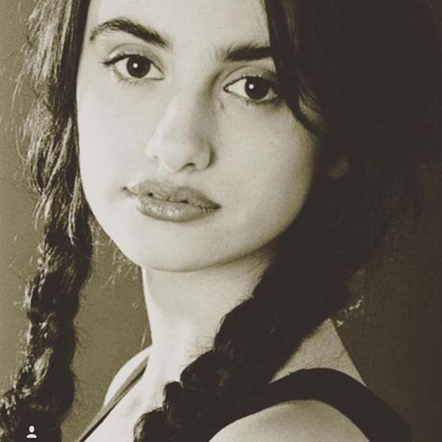 Penelope Cruz de joven en la prearatoria 