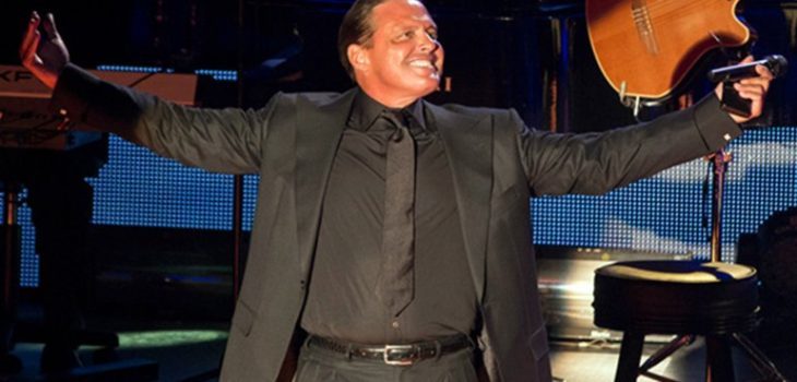 Luis Miguel con unos kilos demás 