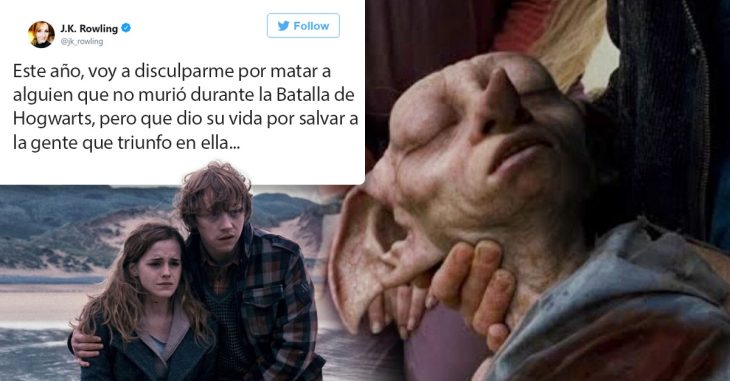 J. K. Rowling pide disculpas por matar a Dobby