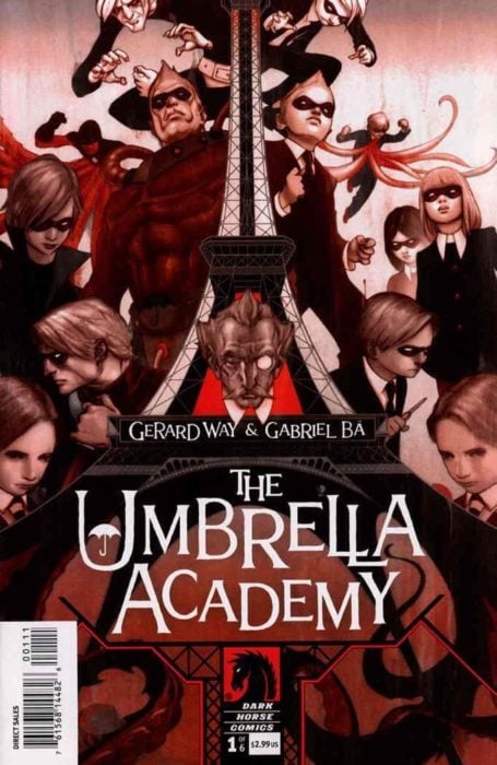 portada del comic Umbrella Academy