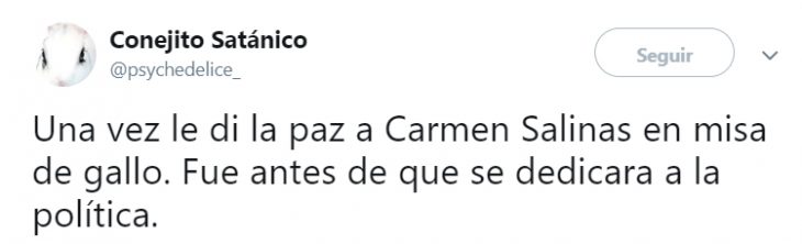 Comenatario en Twitter de personas que se toparon con un famoso en la calle 