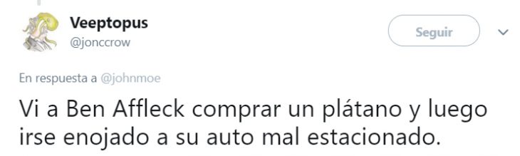 Comenatario en Twitter de personas que se toparon con un famoso en la calle 