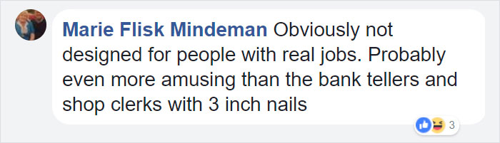 Comentarios en facebook sobre las uñas de muelas 