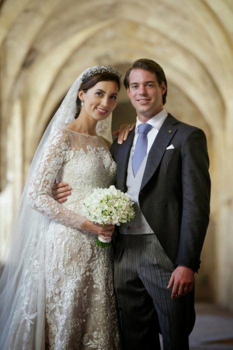 Princesa clare y su esposo el día de su boda 