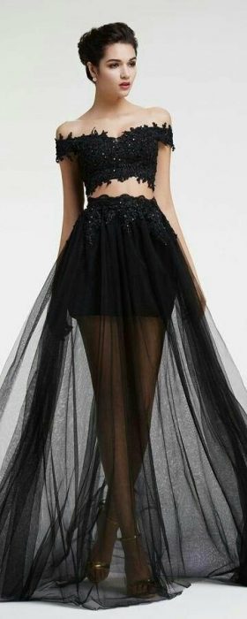 Venta > vestidos de 15 años cortos negro > en stock